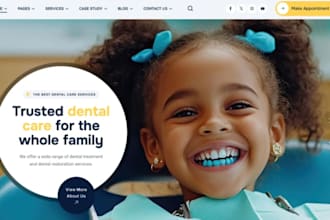 design wix dentistry website dermatology physical therapy orthodontist website