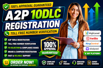 do a2p 10dlc registration 10dlc verification gohighlevel twilio a2p approval