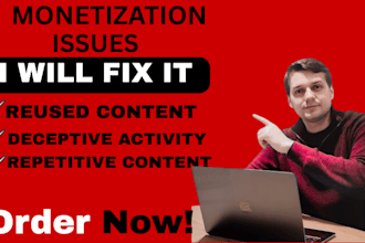 fix youtube monetization issues, reused content, monetization issues