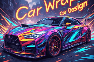 create professional car wrap vehicle wrap