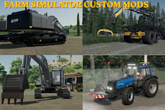 create realistic farming simulator vehicle mods with texture and animation