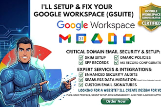 set up and optimize google workspace for your business