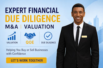 do due diligence, diligence business valuation, qoe on mergers and acquisitions
