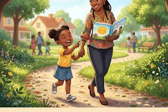 children story book illustration children book story book kids illustration art