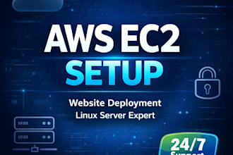 setup AWS ec2 server, deploy a website, and fix linux server issues