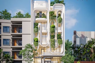 architectural design interior design apartments buildings 2k 4k rendering