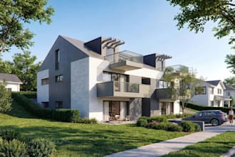 do 3d modeling and photorealistic rendering for house