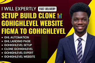 gohighlevel landing page clone ghl copy ghl funnel ghl figma gohighlevel website