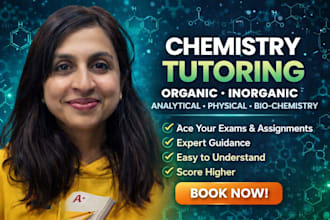 assist and teach organic, inorganic, analytical, physical and general chemistry