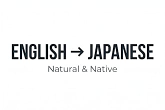 translate english into natural japanese for business emails and documents