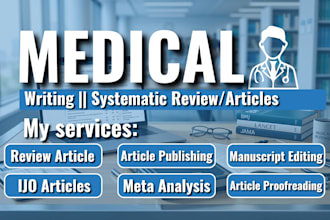 conduct a comprehensive systematic review, medical article review, case reports