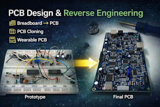do schematic wearable pcb breadboard redesign pcb cloning pcb reverse engineerin
