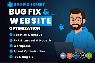 fix wordpress bug fix, php bug fix, laravel bug fix, website bug fix