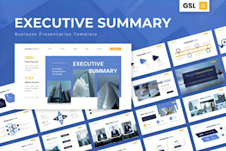design executive business presentation investor  pitch deck powerpoint design