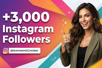 instantly get 3,000 real instagram followers