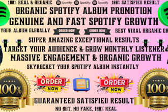 do professional spotify album promotion for super fast growth using google ads