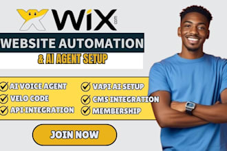 setup custom wix ai agent on wix website wix automation wix cms wix ai voice