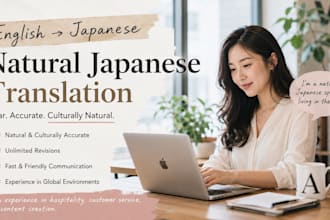 naturally translate english to japanese