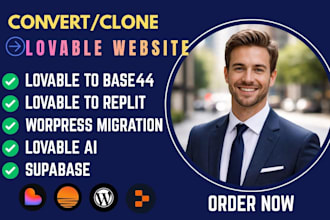 convert, clone lovable ai hostinger ai, replit, wix, base44 to wordpress
