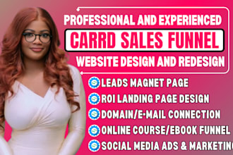 design carrd website, redesign carrd website, carrd landing page, carrd website