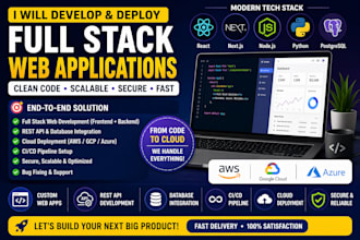 develop and deploy your full stack web app with cloud and ci cd