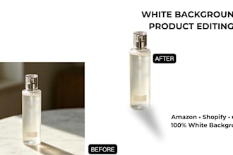 edit amazon and shopify product photos with white background