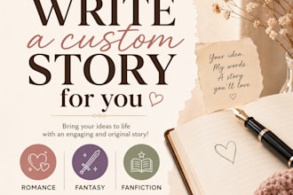 write a short romantic or fantasy story for you