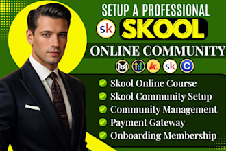 setup skool community, community circle so mighty networks community manager