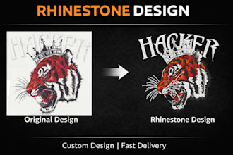 create rhinestone t shirt designs