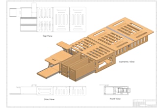 draft furniture design and cabinet solutions in solidworks