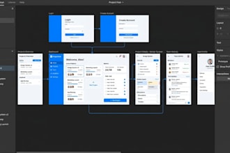 design website UI UX in adobe xd
