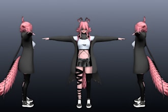 do realistic vrchat avatar anime vrc avatar furry oc fursona nsfw vrm vseeface
