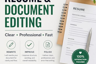rewrite and improve your writing professionally