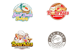 design modern bakery logo with free unlimited revisions