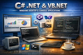 develop windows forms desktop application for you