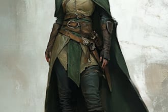 dnd, fantasy character and dnd character