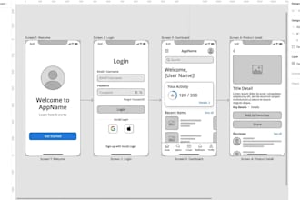 create UI UX wireframes in figma