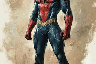 do a superhero comic