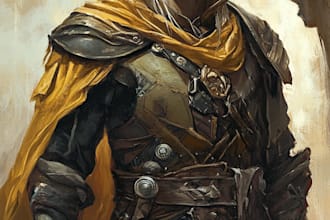 create fantasy dnd character or dnd character design