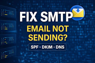 fix SMTP email delivery and configure linux server spf dkim dns