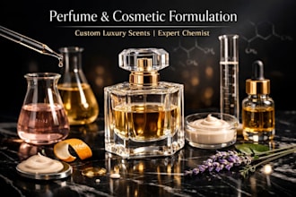 create perfume formulation, fragrance product, natural scent