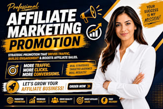 promote your affiliate referral link to a targeted audience