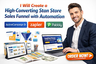 create a high converting stan store sales funnel with automation