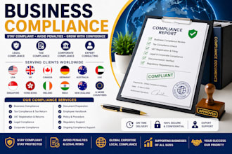 provide business compliance tax compliance legal compliance corporate support
