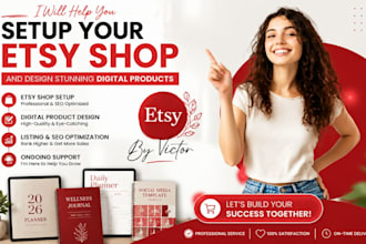 etsy digital product etsy shop etsy store setup etsy seo etsy digital planner