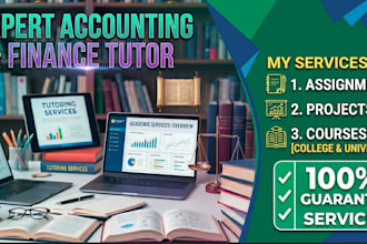 do accounting and finance tutor for all courses