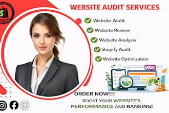 do a shopify website audit, website analysis, and  optimization to boost sales