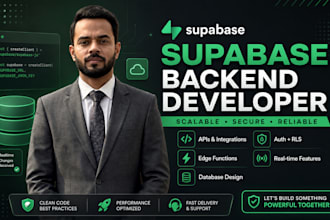 be your professional supabase backend developer