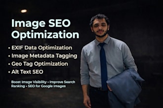 do image SEO optimization with alt text, metadata and geo tagging
