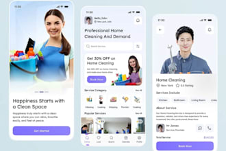 build a custom plumbing app, home service, smart laundry app
